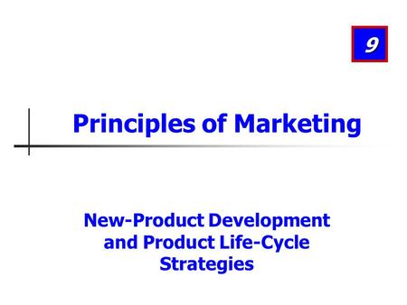 Principles of Marketing