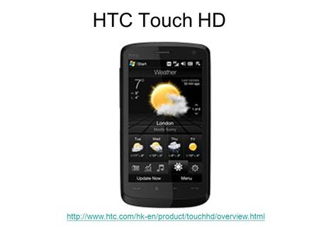 HTC Touch HD