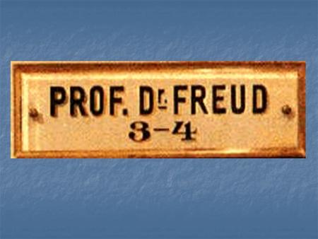 Dr. Sigmund Freud 6 May 1856 – 23 September 1939.