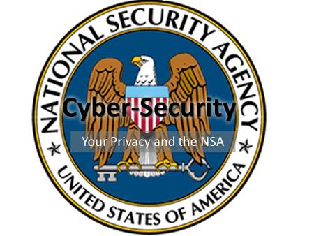 Cyber-SecurityCyber-Security Your Privacy and the NSA.