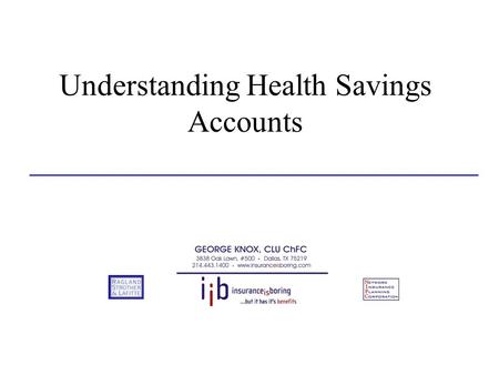 Understanding Health Savings Accounts