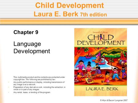 Child Development Laura E. Berk 7th edition