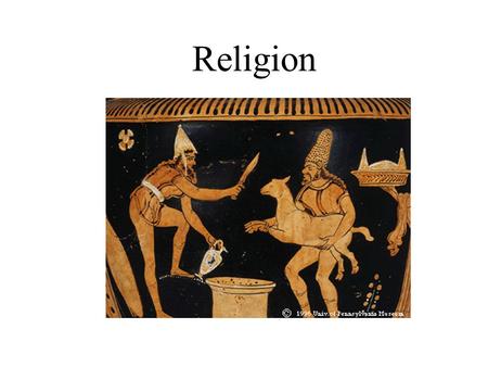 Religion Religion is Notoriously difficult to define. But we have no difficulty in deciding whether something is Religious or not Or do we.