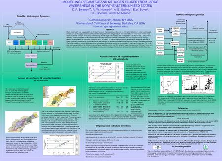 ABSTRACT Much recent work has suggested that nitrogen fluxes to the coastal zone depend on interactions between input loading rates, climate, and landscape.