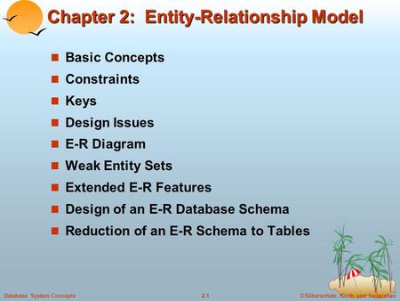 Chapter 2: Entity-Relationship Model