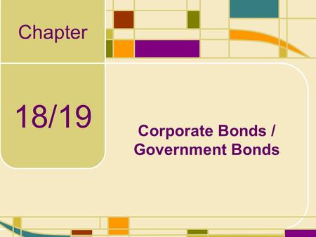 Corporate Bonds / Government Bonds