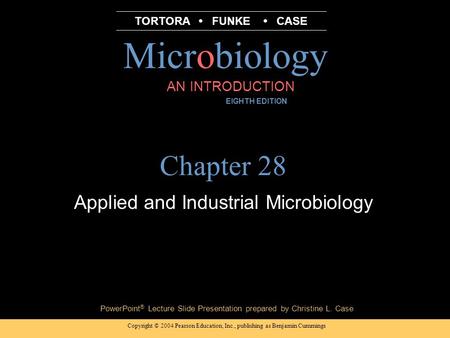 Applied and Industrial Microbiology