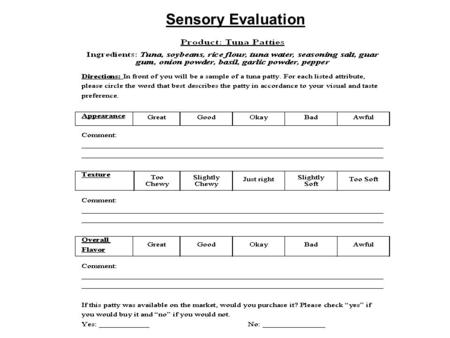 Sensory Evaluation. Anna Khamsing FSHN 381 Food Science and Human Nutrition University of Hawaii.