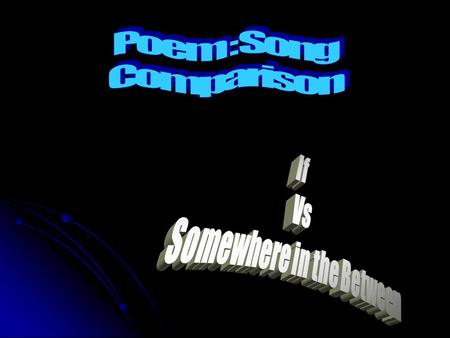 Thesis While quite different in lifetime and lifestyle, Tomas Kalnoky of Streetlight Manifesto and Rudyard Kipling both wish their audience to see the.