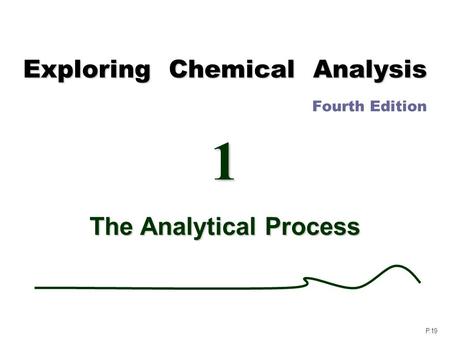 Exploring Chemical Analysis Fourth Edition