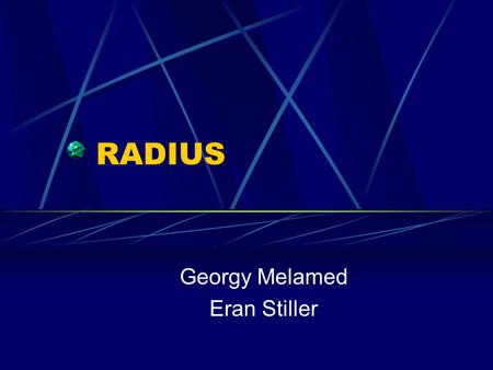 Georgy Melamed Eran Stiller