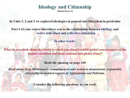 Ideology and Citizenship