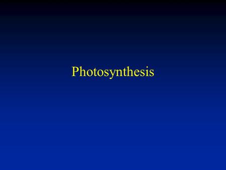 Photosynthesis. Overview of Photosynthesis importance: fix tons of CO 2 per year, used as energy for virtually all organisms similarity to ETC/ox-phos,