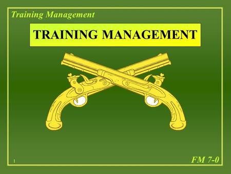 TRAINING MANAGEMENT.