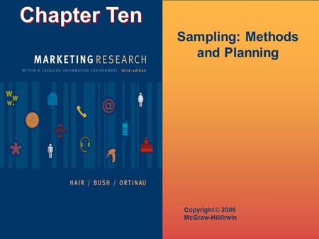 Distinguish between probability and nonprobability sampling methods.