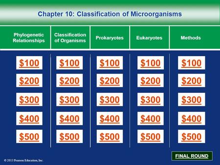 Chapter 10: Classification of Microorganisms