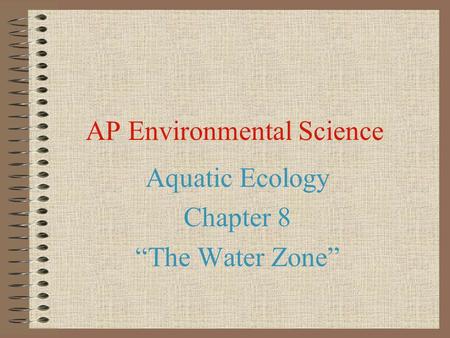 AP Environmental Science