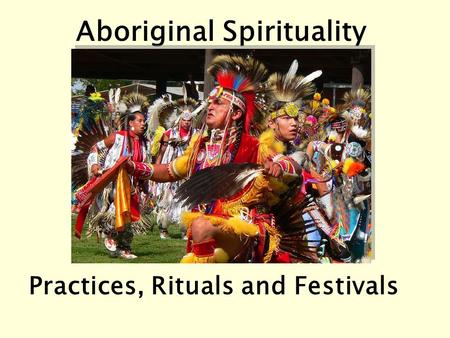 Aboriginal Spirituality