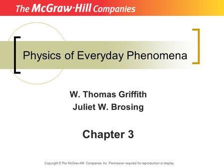 Physics of Everyday Phenomena