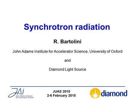 Synchrotron radiation