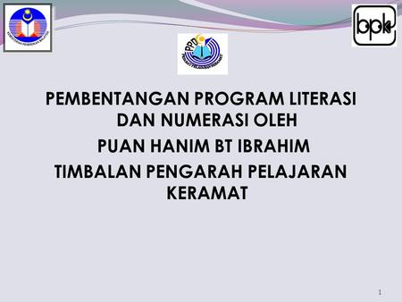 PEJABAT PELAJARAN KERAMAT