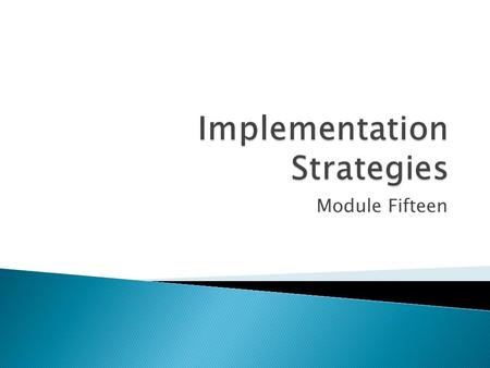 Module Fifteen.  Reactive programs  Can’t discipline away a disability  Fair-Pair rule  Crisis Plans  Reactive programs have little incentive to.