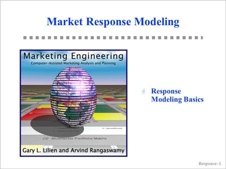 Market Response Modeling