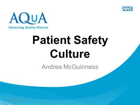 Patient Safety Culture