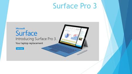 Surface Pro 3.