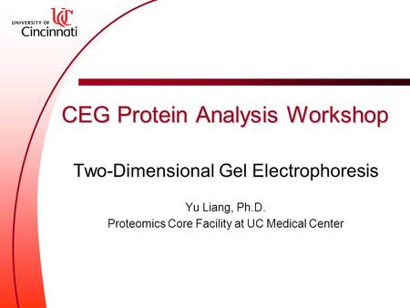 CEG Protein Analysis Workshop