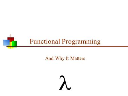 Functional Programming