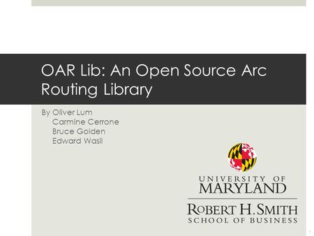 OAR Lib: An Open Source Arc Routing Library