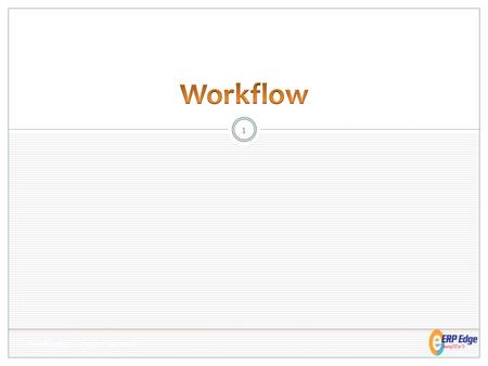 1 Classification: Genpact Internal.  Tool From Oracle  Works with Oracle Database  PL/SQL Based  Widely Used with Oracle Applications  Can be Used.