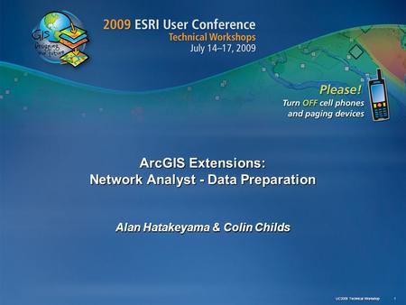 ArcGIS Extensions: Network Analyst - Data Preparation