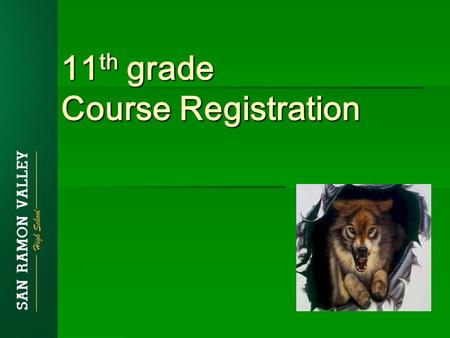 11 th grade Course Registration. Counselors~ AAAA-Do: Jenifer Levy-Wendt DDDDof-Ko: Nancy Conti KKKKp-Ob: Melissa Bergstedt OOOOc-Sca: