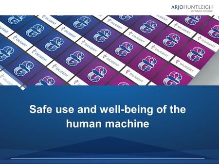 Safe use and well-being of the human machine. Session Aims This session will look at discuss how practitioners can use efficient movement and postural.