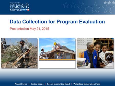 Data Collection for Program Evaluation