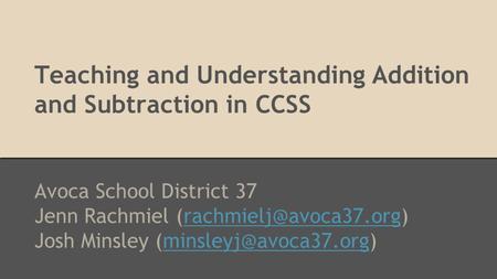 Goals for Today Where are the word problems in CCSS?