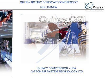 QUINCY ROTARY SCREW AIR COMPRESSOR QGL 15-37kW