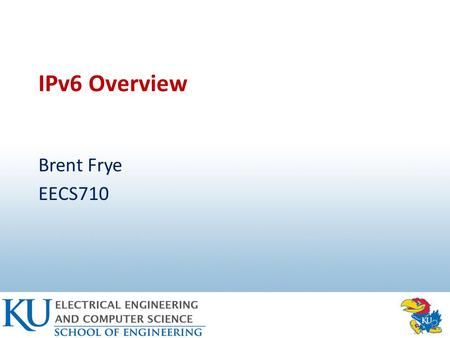 IPv6 Overview Brent Frye EECS710. Overview Google Drive Microsoft Cloud Drive Dropbox Paid-for alternatives 2.