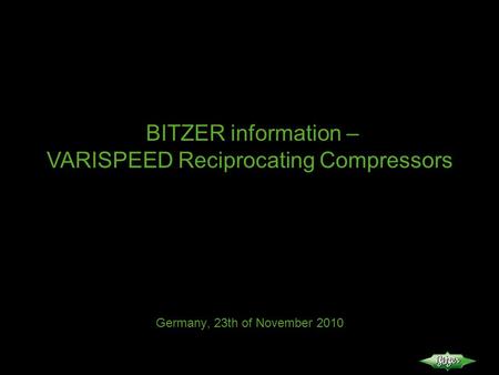 VARISPEED Reciprocating Compressors