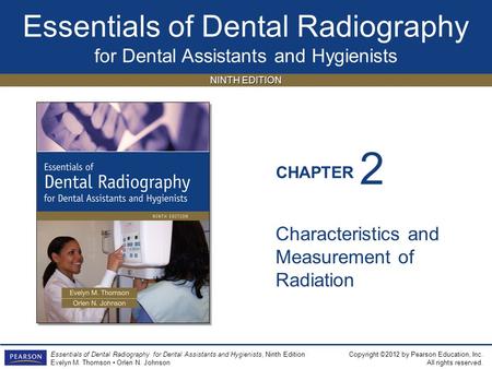 2 Characteristics and Measurement of Radiation.