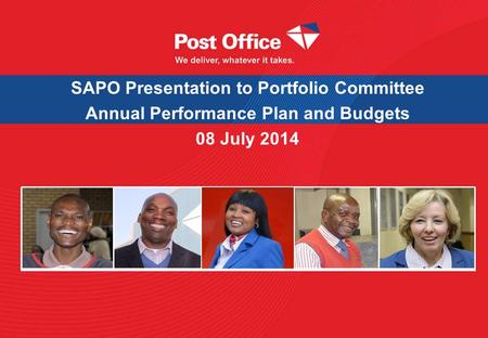 SAPO Presentation to Portfolio Committee