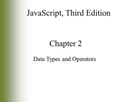 JavaScript, Third Edition