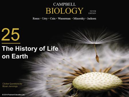 The History of Life on Earth