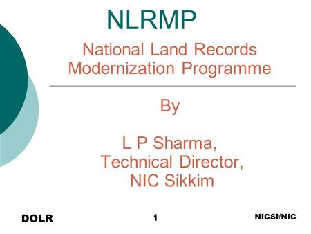 National Land Records Modernization Programme