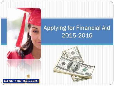 Applying for Financial Aid