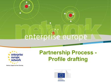 Title of the presentation | Date | 1 Partnership Process - Profile drafting.