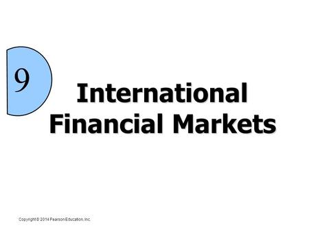 International Financial Markets