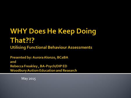 May 2015. What is Woodbury? The first and only school in Australia to utilise teaching methods based on the principles of Applied Behaviour Analysis (ABA)